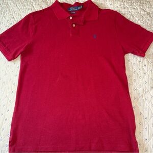 Polo Ralph Lauren Polo Shirt Classic Fit Size XL( 18-20)  Maroon Short Sleeve